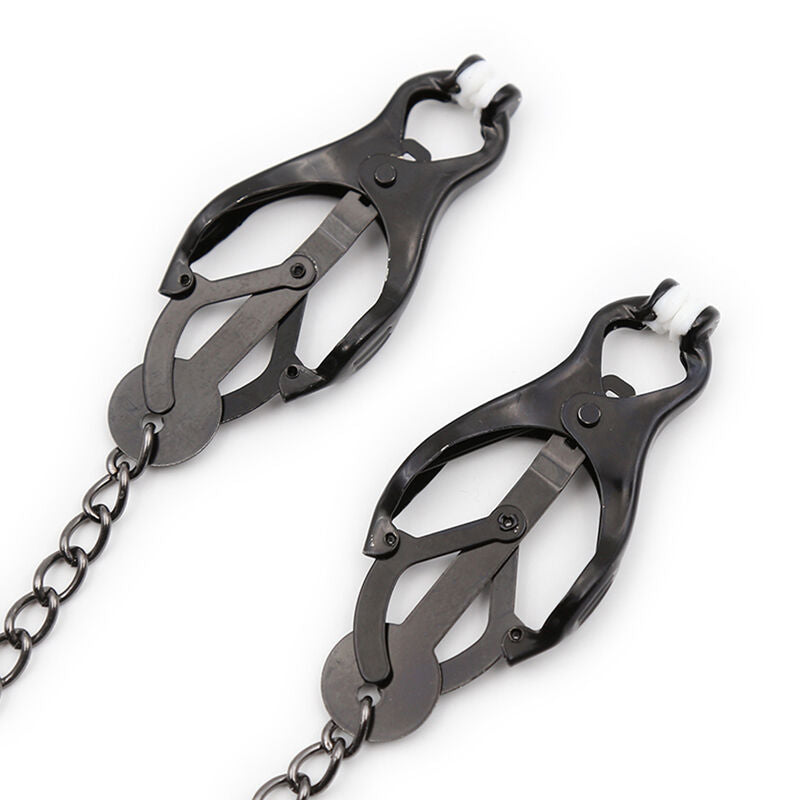 OHMAMA FETISH - JAPANESE NIPPLE Clamps WITH BLACK CHAIN - Amore24