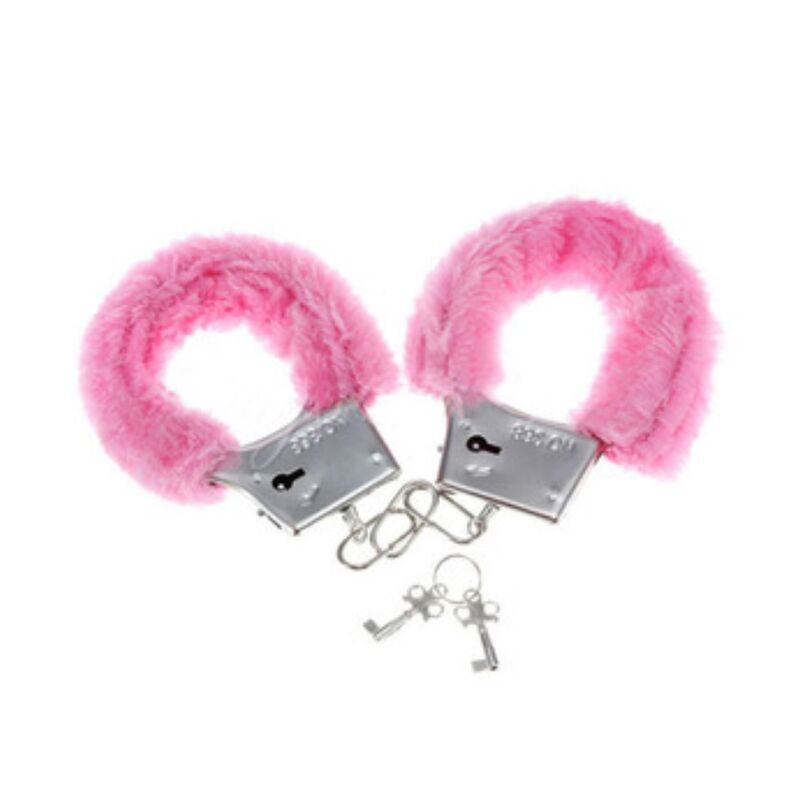 DIABLO PICANTE - PLEASURE FURRY HANDCUFFS PINK - Amore24