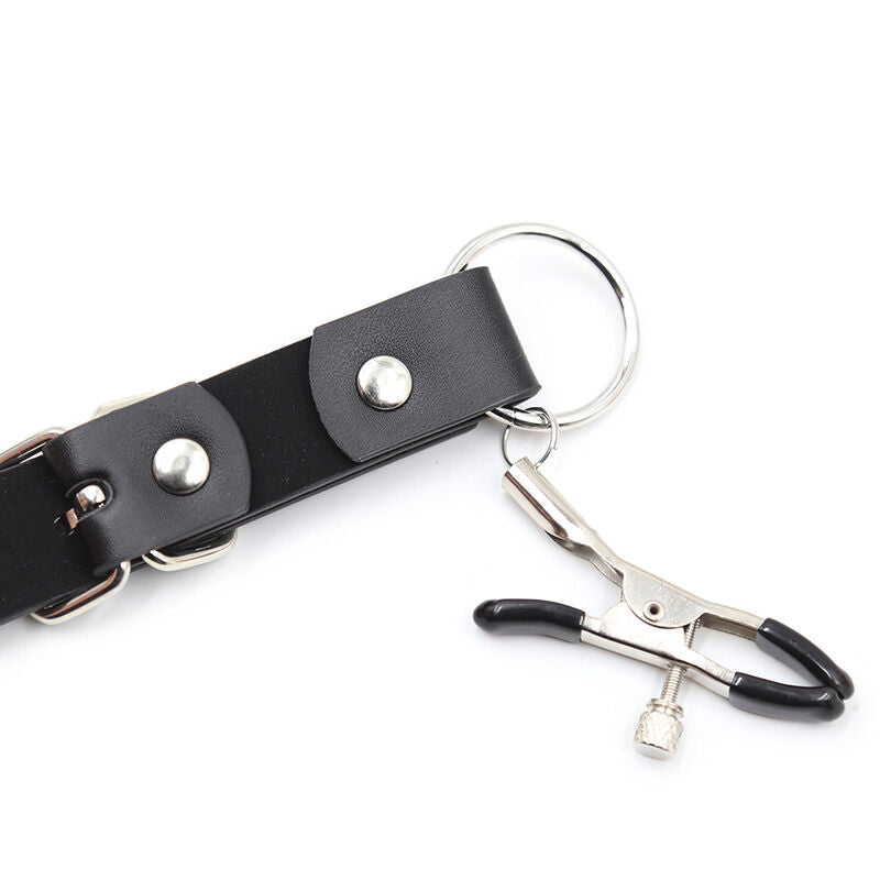 OHMAMA FETISH - CLITORIS CLAMPS WITH LEG STRAPS - Amore24