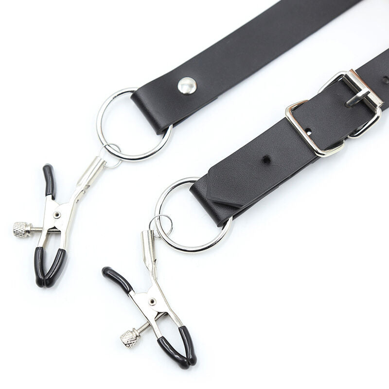 OHMAMA FETISH - CLITORIS CLAMPS WITH LEG STRAPS - Amore24