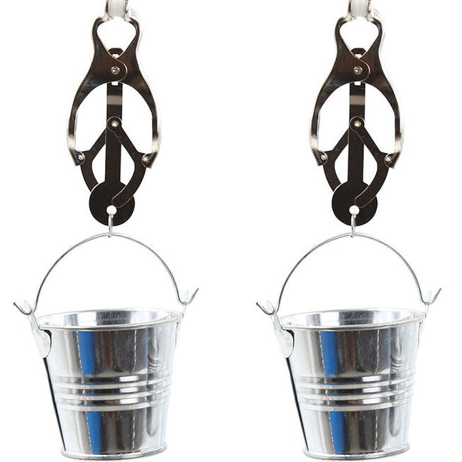 OHMAMA FETISH NIPPLE CLAMPS WITH BUCKETS - Amore24