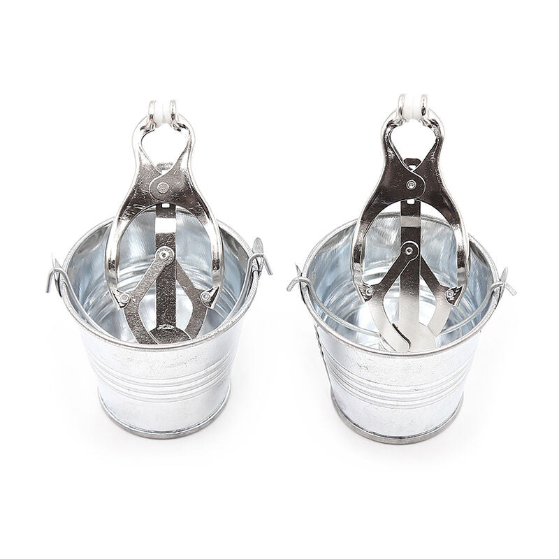 OHMAMA FETISH NIPPLE CLAMPS WITH BUCKETS - Amore24