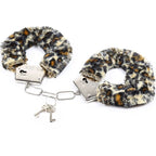 OHMAMA FETISH - VELVETEEN FURLINED METAL WRIST CUFFS - Amore24
