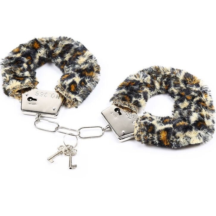OHMAMA FETISH - VELVETEEN FURLINED METAL WRIST CUFFS - Amore24