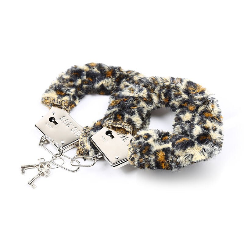 OHMAMA FETISH - VELVETEEN FURLINED METAL WRIST CUFFS - Amore24