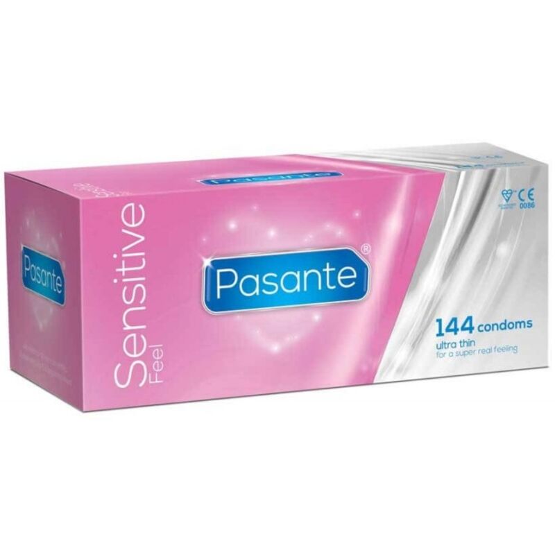 PASANTE - SENSITIVE ULTRAFINE CONDOMS 144 UNITS - Amore24