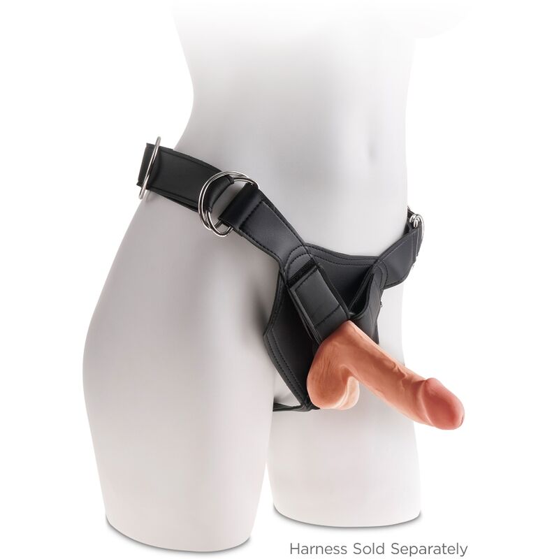 KING COCK - PLUS 3D DILDO WITH BALLS 17 CM - Amore24