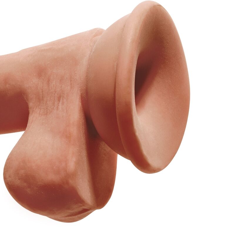 KING COCK - PLUS 3D DILDO WITH BALLS 17 CM - Amore24