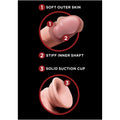 KING COCK - PLUS 3D DILDO SWINGING BALLS 15.2 CM LIGHT SKIN - Amore24