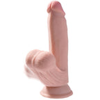 KING COCK - PLUS 3D DILDO SWINGING BALLS 15.2 CM LIGHT SKIN - Amore24