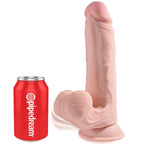 KING COCK - PLUS 3D DILDO SWINGING BALLS 20.3 CM - Amore24