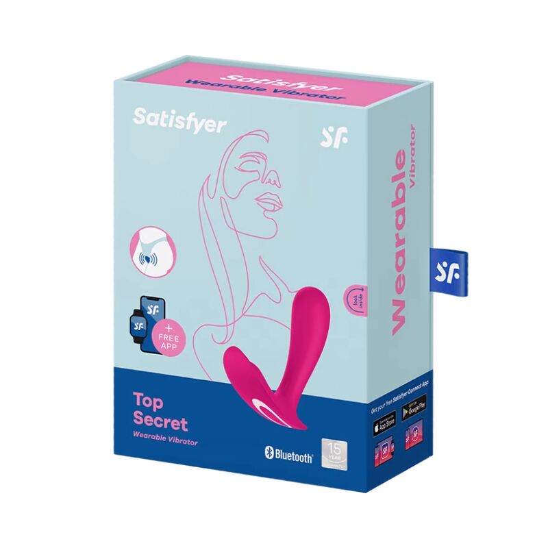 SATISFYER - TOP SECRET VIBRATOR PINK - Amore24