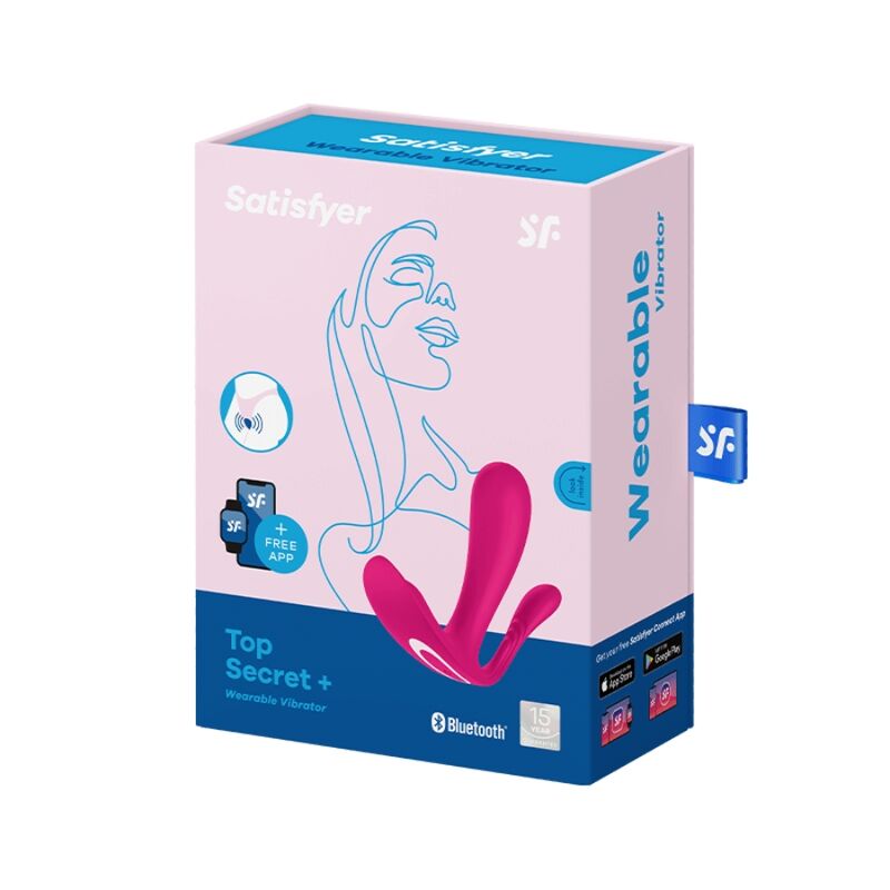 SATISFYER - TOP SECRET + VIBRATOR PINK - Amore24