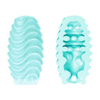 PRETTY LOVE - TURQUOISE DOUBLE SIDED MASTURBATOR EGG - Amore24