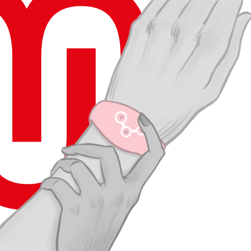 WATCHME - WIRELESS TECHNOLOGY WATCH SOFT PINK - Amore24