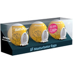 SATISFYER - 3 MASTURBATOR EGGS FIERCE - Amore24