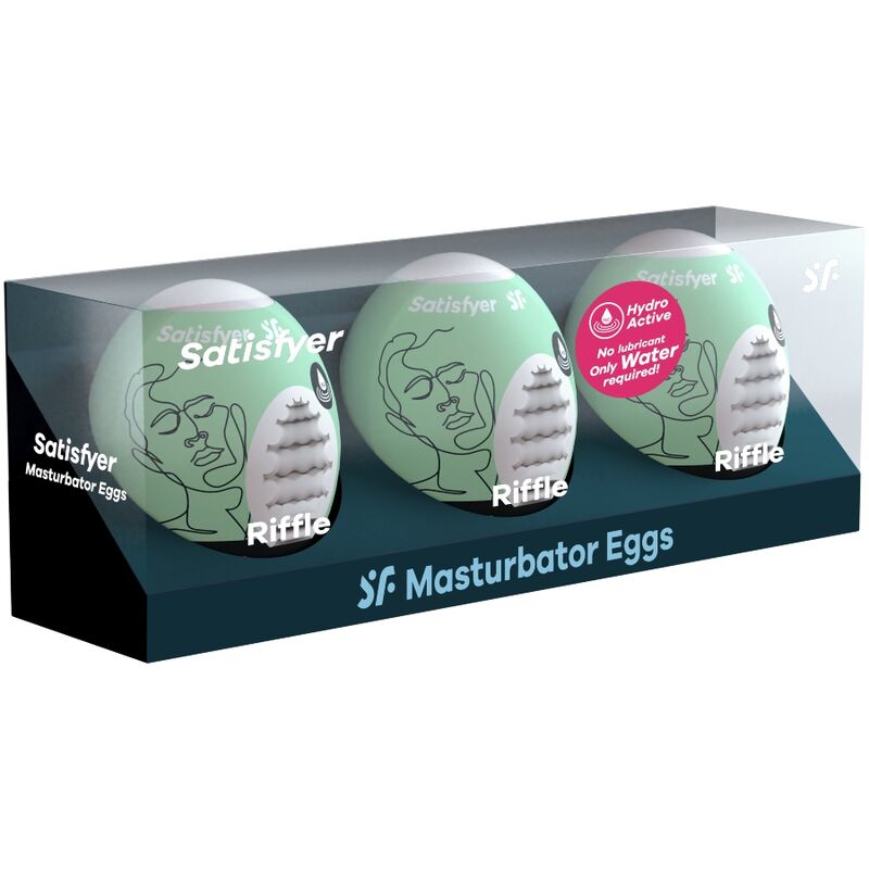 SATISFYER - 3 MASTURBATOR EGGS RIFFLE - Amore24