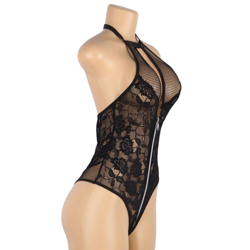 SUBBLIME - TEDDY FLORAL LACE ZIPPER L/XL - Amore24