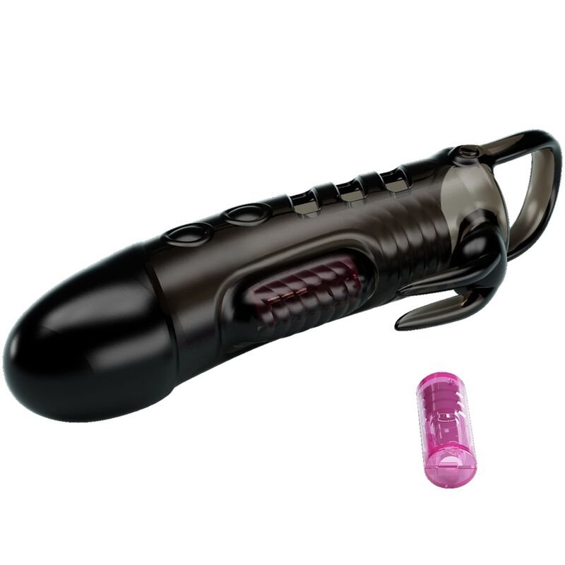 PRETTY LOVE - SLOANE RABBIT PENIS SHEATH BLACK - Amore24