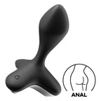 SATISFYER - GAME CHANGER PLUG VIBRATOR BLACK - Amore24