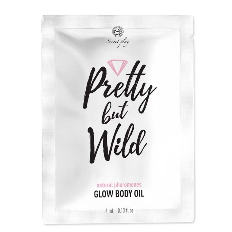 SECRETPLAY - PRETTY BUT WILD GLOW BODY OIL SACHET - Amore24