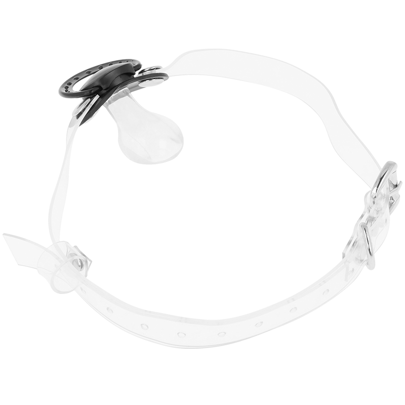 OHMAMA FETISH TRANSPARENT PACIFIER GAG - Amore24