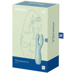 SATISFYER - THREESOME 3 VIBRATOR MINT - Amore24