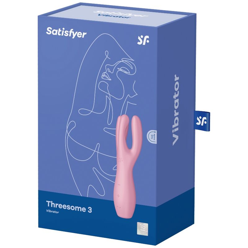 SATISFYER - THREESOME 3 VIBRATOR MINT - Amore24