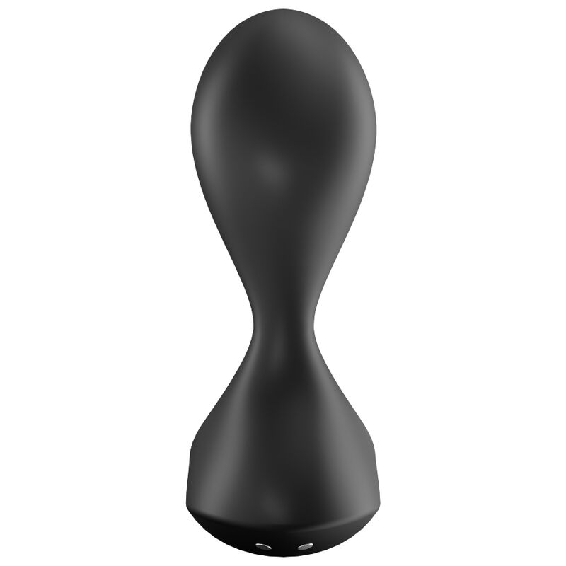 SATISFYER - SWEET SEAL VIBRATING PLUG APP BLACK - Amore24