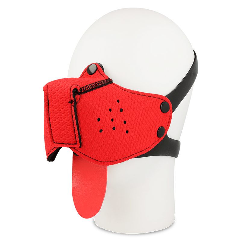 OHMAMA FETISH DOG MUZZLE - RED - Amore24