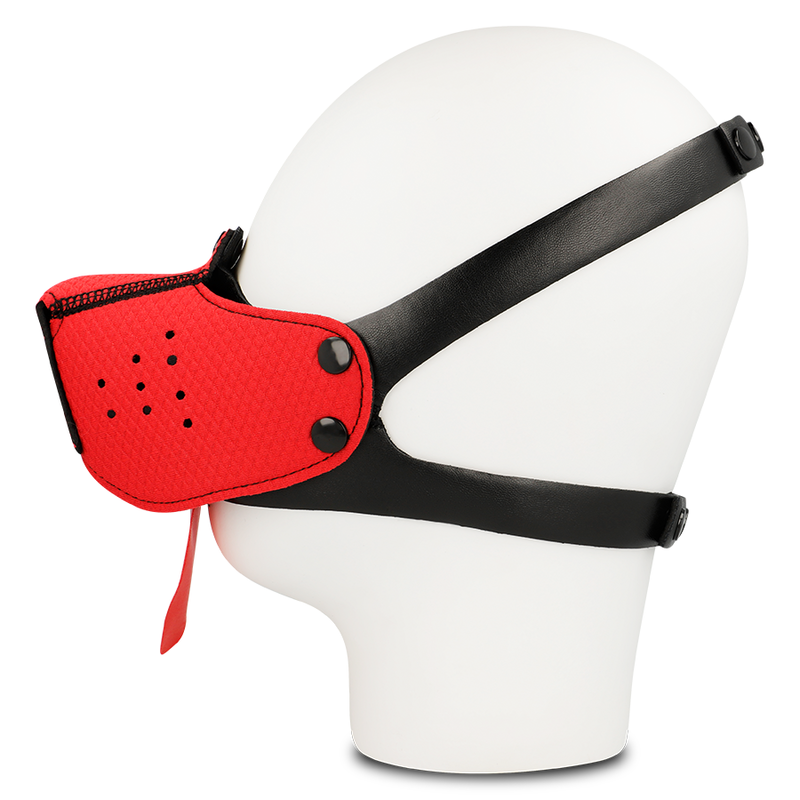 OHMAMA FETISH DOG MUZZLE - RED - Amore24