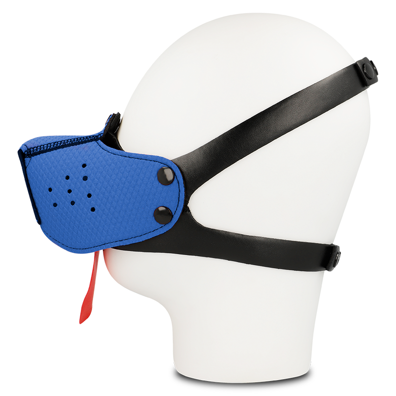 OHMAMA FETISH DOG MUZZLE - BLUE - Amore24