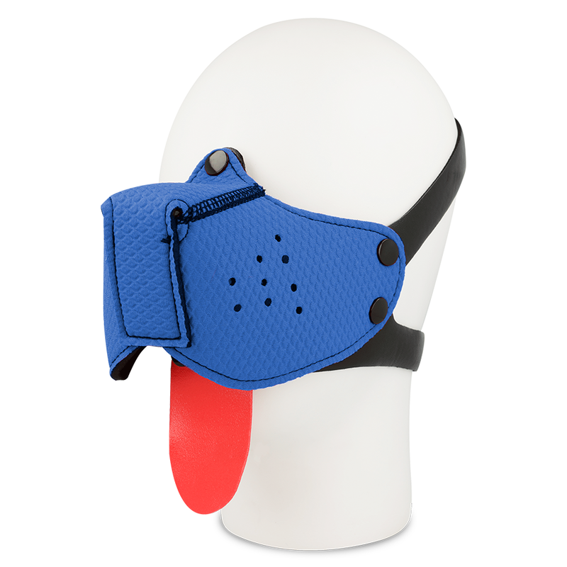 OHMAMA FETISH DOG MUZZLE - BLUE - Amore24