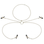 OHMAMA FETISH 4 NIPPLE CLAMPS WITH CHAIN NECKLACE - Amore24