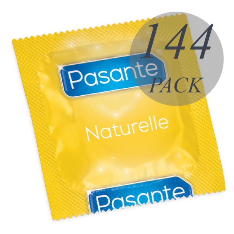 PASANTE - CONDOMS NATURELLE BAG 144 UNITS - Amore24