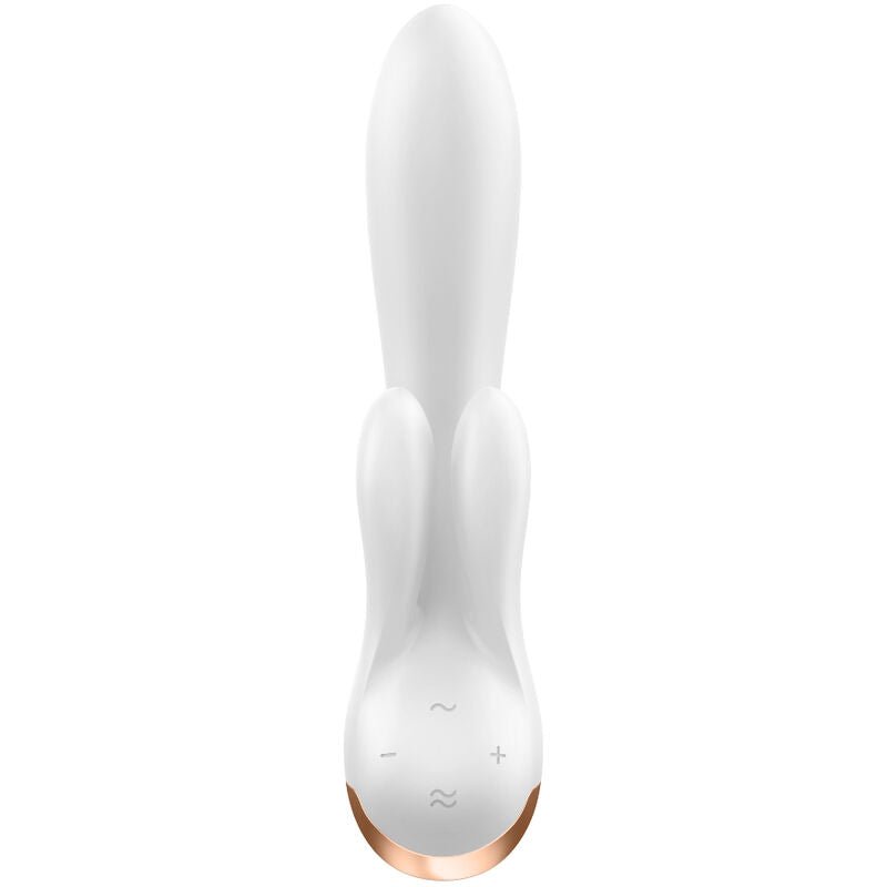 SATISFYER - DOUBLE FLEX VIBRATOR APP BLACK - Amore24