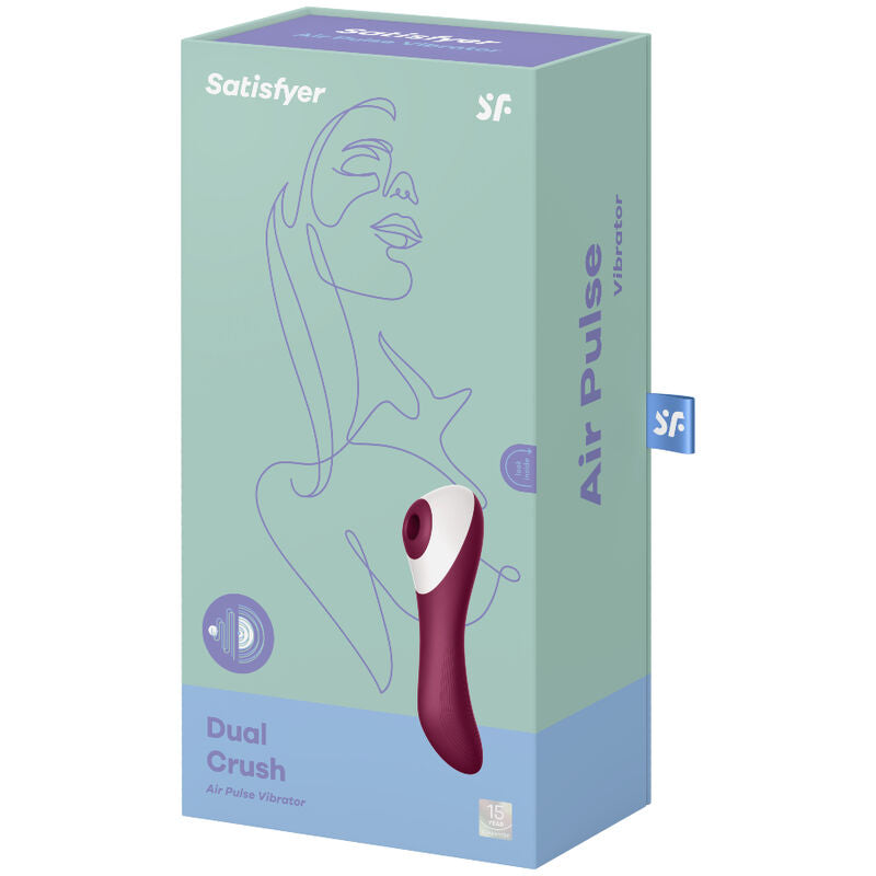 SATISFYER - DUAL CRUSH AIR PULSE VIBRATOR - Amore24