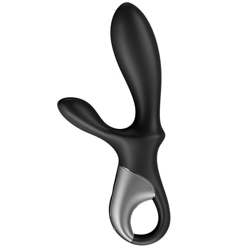SATISFYER - HEAT CLIMAX+ ANAL VIBRATOR APP BLACK - Amore24