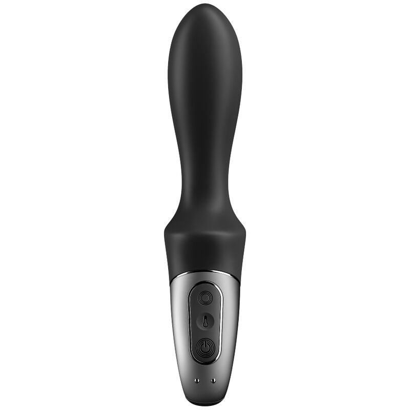 SATISFYER - HEAT CLIMAX ANAL VIBRATOR APP BLACK - Amore24