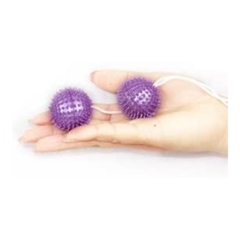 BAILE - A DEEPLY PLEASURE PURPLE TEXTURED BALLS 3.60 CM - Amore24