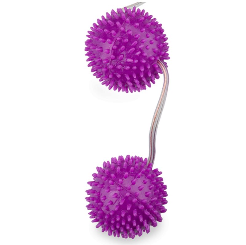 BAILE - A DEEPLY PLEASURE PURPLE TEXTURED BALLS 3.60 CM - Amore24