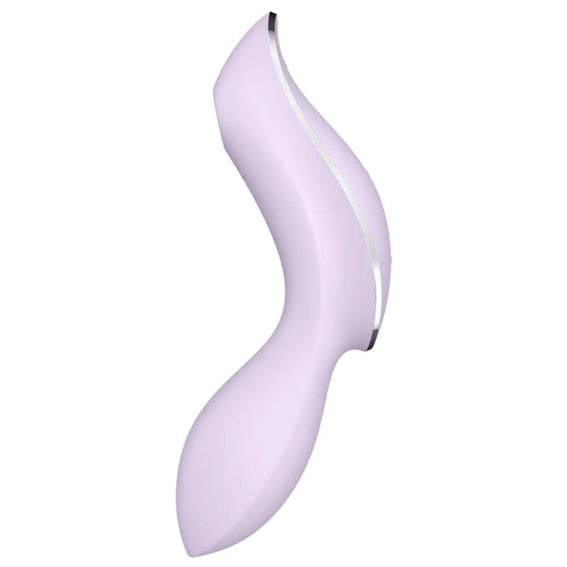 SATISFYER - CURVY TRINITY 2 AIR PULSE VIBRATOR PURPLE - Amore24