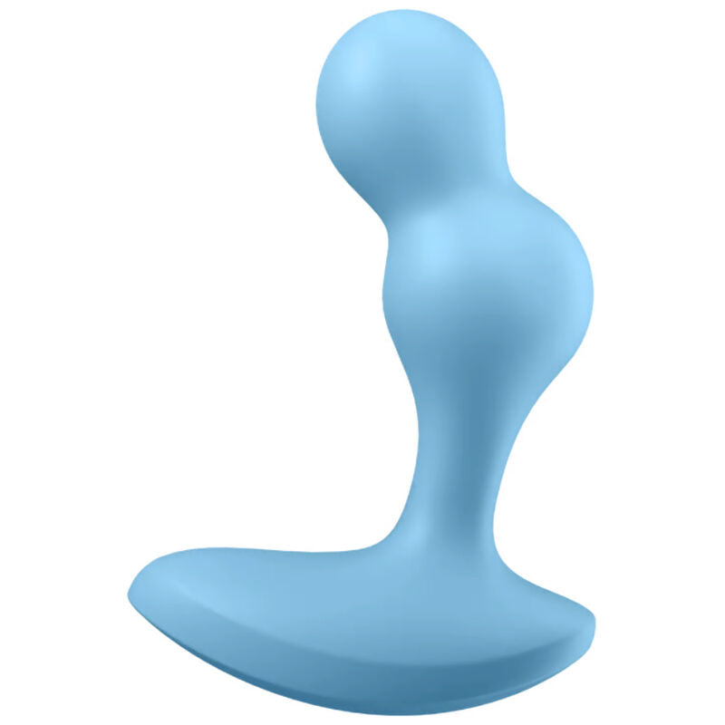SATISFYER - DEEP DIVER VIBRATING PLUG APP BLUE - Amore24
