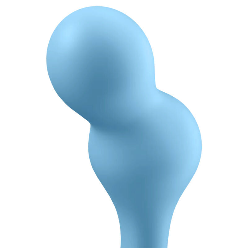 SATISFYER - DEEP DIVER VIBRATING PLUG APP BLUE - Amore24