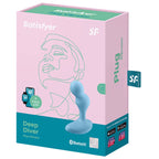 SATISFYER - DEEP DIVER VIBRATING PLUG APP BLUE - Amore24