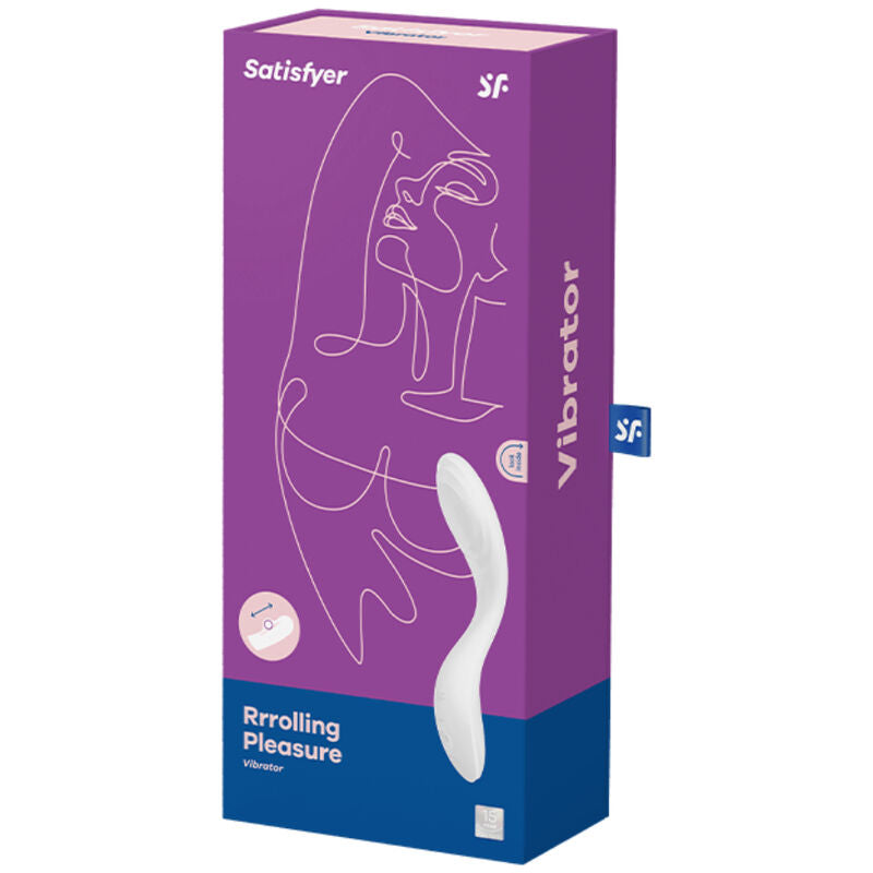 SATISFYER - RRROLLING PLEASURE GSPOT VIBRATOR WHITE - Amore24