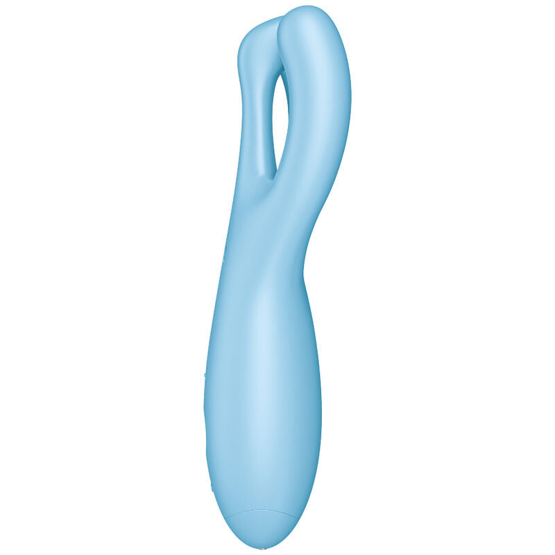 SATISFYER - THREESOME 4 VIBRATOR APP BLUE - Amore24