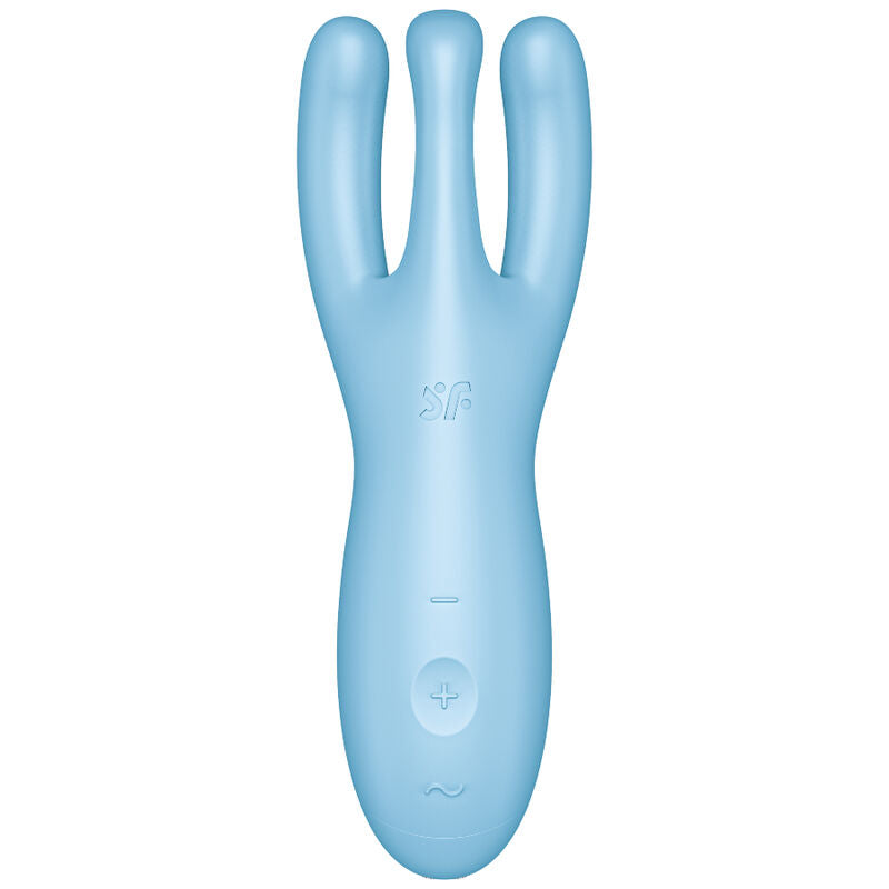 SATISFYER - THREESOME 4 VIBRATOR APP BLUE - Amore24