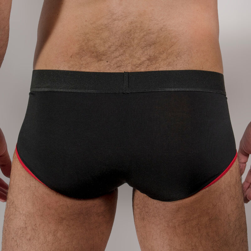 MACHO - MS24R BRIEF UNDERPANTS DARK RED XL - Amore24