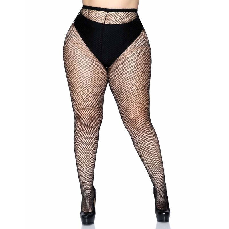 LEG AVENUE - FISHNET PANTYHOSE PLUS SIZE - Amore24